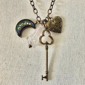 Multi Charm Necklace (Handmade)